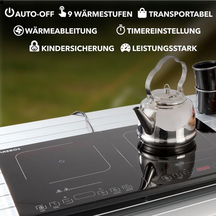 Actual product image Arebos Induktionskochfeld