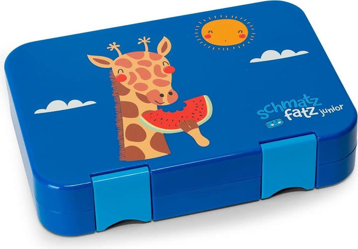 Image du produit Schmatzfatz Junior boîte à pain, bleu girafe