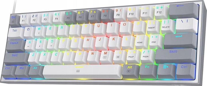 Redragon K617 Fizz RGB white/grey (US, Cable)