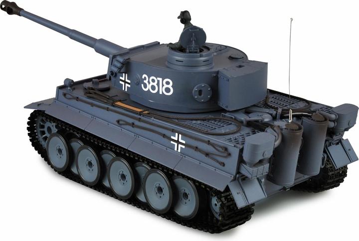Immagine prodotto Amewi Serbatoio HL Tiger I M 1:16 / Grigio / Fumo e suono, MHz (RTR pronto all'uso)