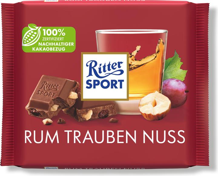 Produktbild Ritter Sport Rum Trauben Nuss (100 g)