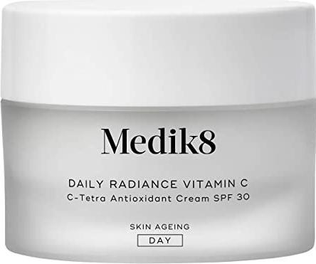 Medik8 Daily Radiance Vitamin C C-Tetra Cream SPF 30 Two-in-One Moisturiser 50ml (Körpermilch, 50 ml)