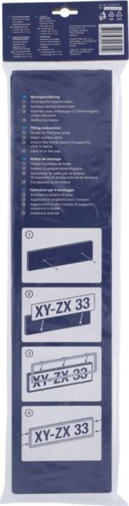 Image du produit Cartrend Support de plaque d'immatriculation (Avant + arrière)