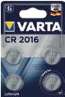 Image du produit Varta Pile bouton (4 pcs, CR2016, 87 mAh)