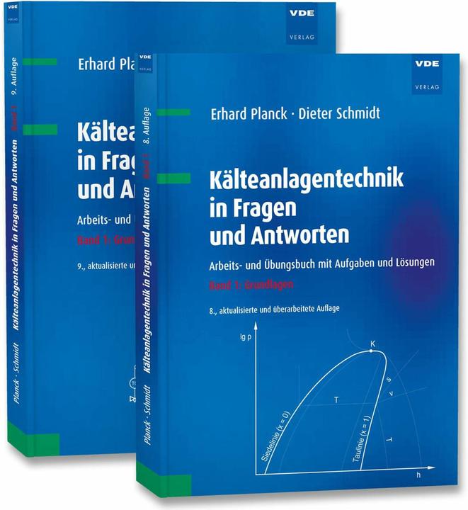 Image du produit Kälteanlagentechnik in Fragen und Antworten (Set) (Allemand, Erhard/Schmidt, Dieter, Planck, 2024)
