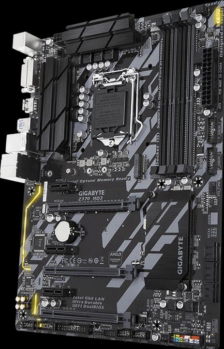 Produktbild Gigabyte Z370-Hd3 (LGA 1151, Intel Z370, ATX)