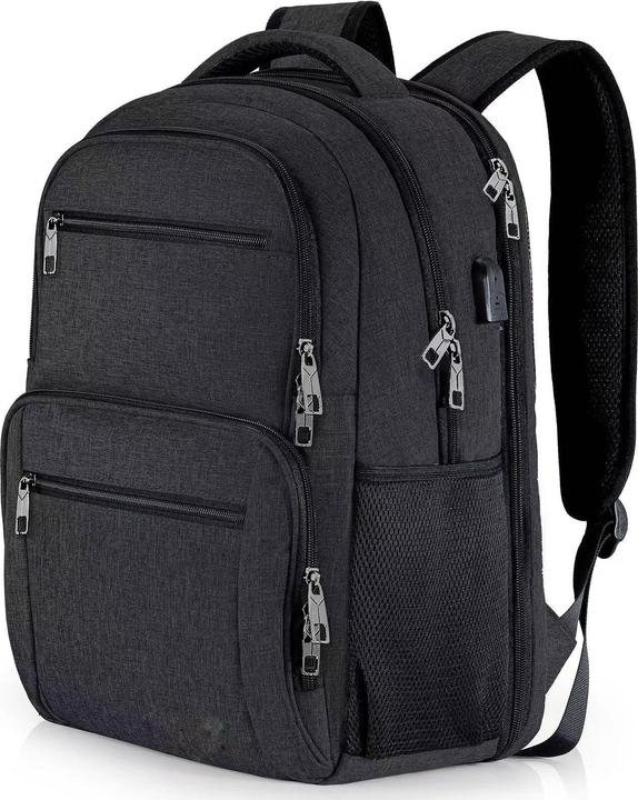 Image du produit Only-Bags.Store Sac à dos, sac à dos scolaire étanche travail ordinateur portable avec port de charge USB, sac à (32 l)