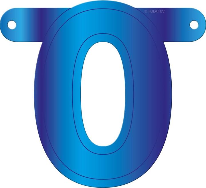 Image du produit Folat Bannière lettre bleue 0