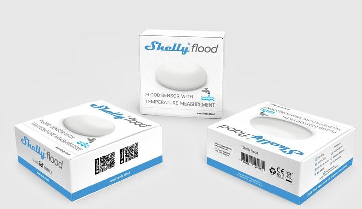 Actual product image Shelly Flood WiFi flood & temperature sensor