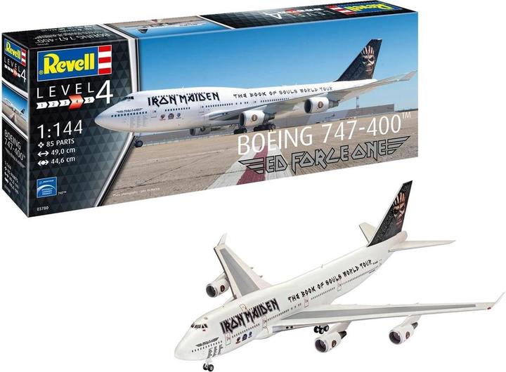 Actual product image Revell Boeing 747-400 Ed Force One