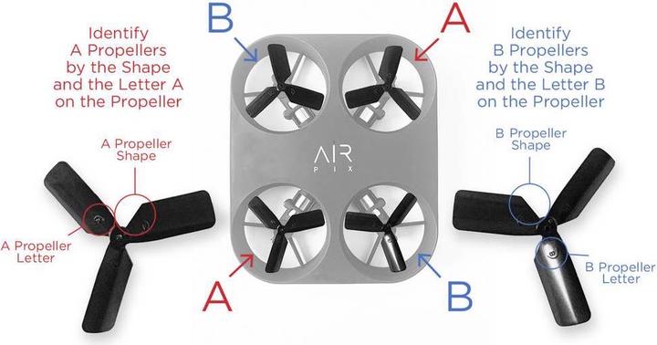 Produktbild Airselfie Quadrocopter Airpix Selfie Drohne