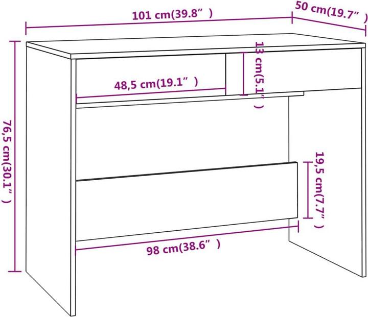 Image du produit VidaXL Gada (101 x 50 x 76.5 cm)