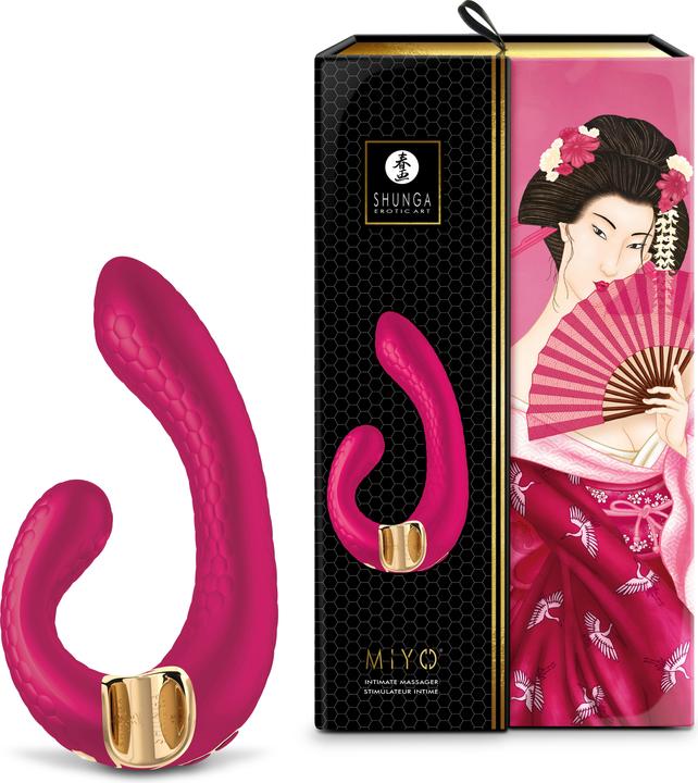 Actual product image Shunga Miyo Intimate Massager Raspberry