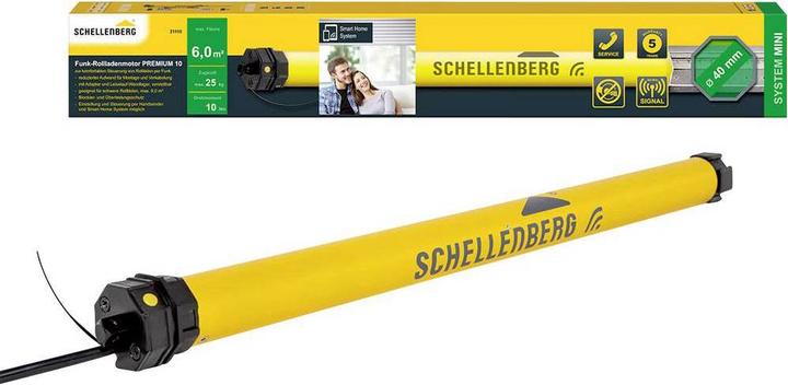 Produktbild Schellenberg Rohrmotor Funk Rolladenmotor PREMIUM 10Nm, Mini