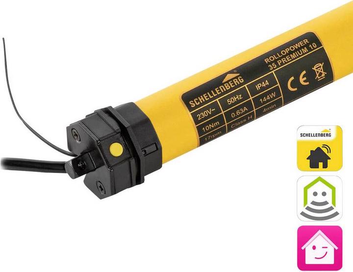 Produktbild Schellenberg Rohrmotor Funk Rolladenmotor PREMIUM 10Nm, Mini