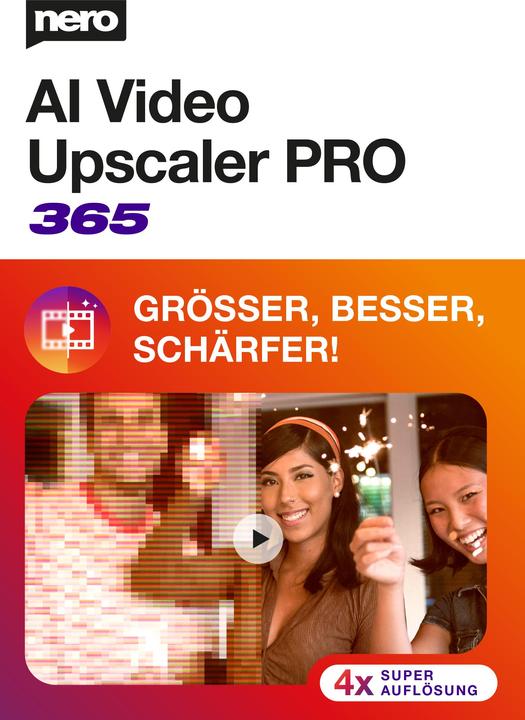 Nero AI Video Upscaler Pro 365 Download Code (1 User, 1 Devices/Users, 12 months)