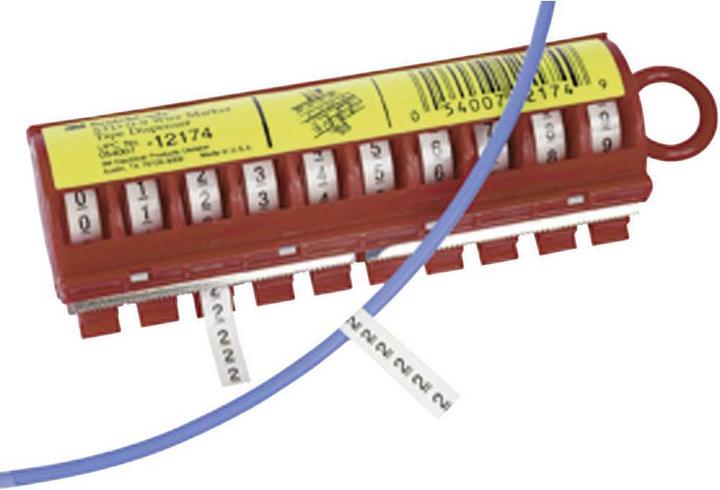 3M Printed adhesive marker code™ cable markers