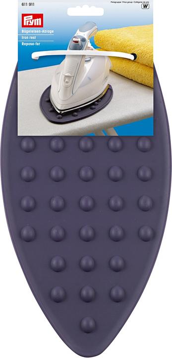 Produktbild Prym Bügeleisen-Ablage, pflaumenblau 14 x 25 cm, Karte 1 Stk., Silikon