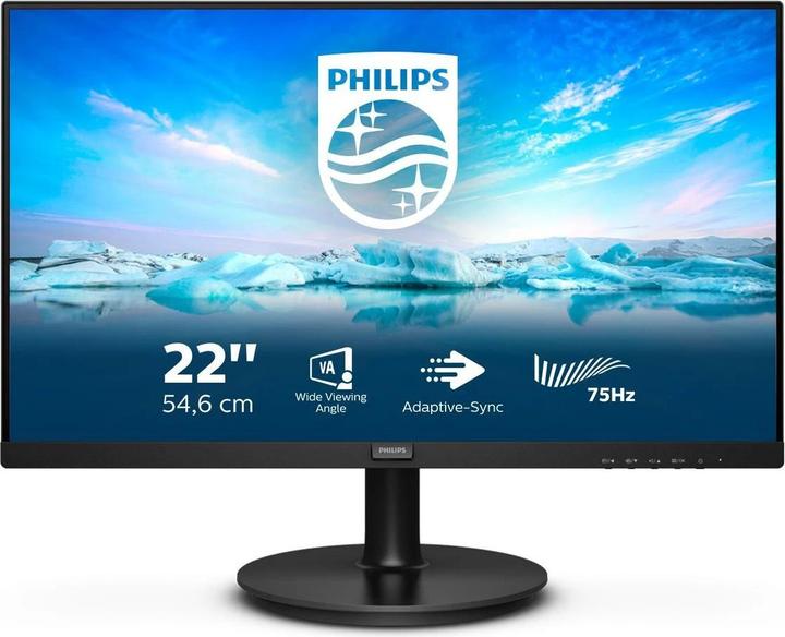 Actual product image Philips MMD MONITORS & DISPLAYS 222V8LA (1920 x 1080 pixels, 21.50")