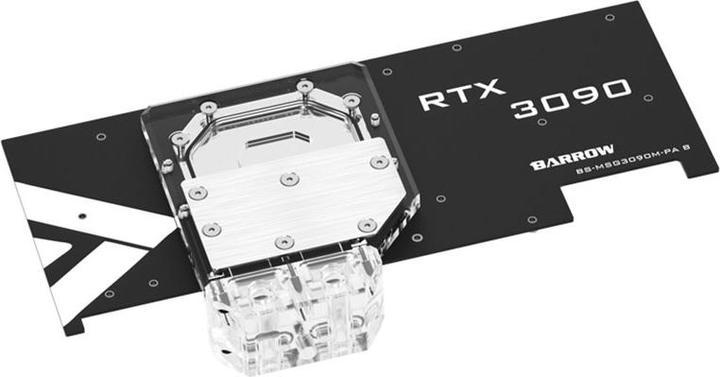 Image du produit Barrow Plaque arrière active RTX 3080/90 Trio RGB - Acrylique