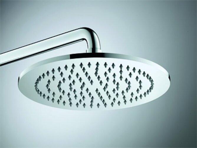 Actual product image Duravit Shower system C.1 with single-lever shower mixer black matt