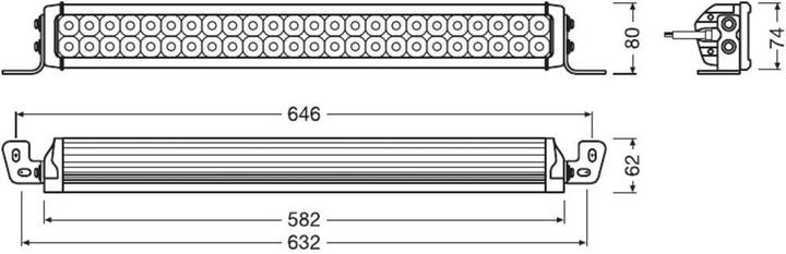Actual product image Osram Lightbar VX500 CB