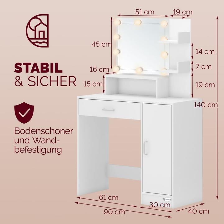 Immagine prodotto Casaria Jocelyn (137 x 90 x 38 cm)
