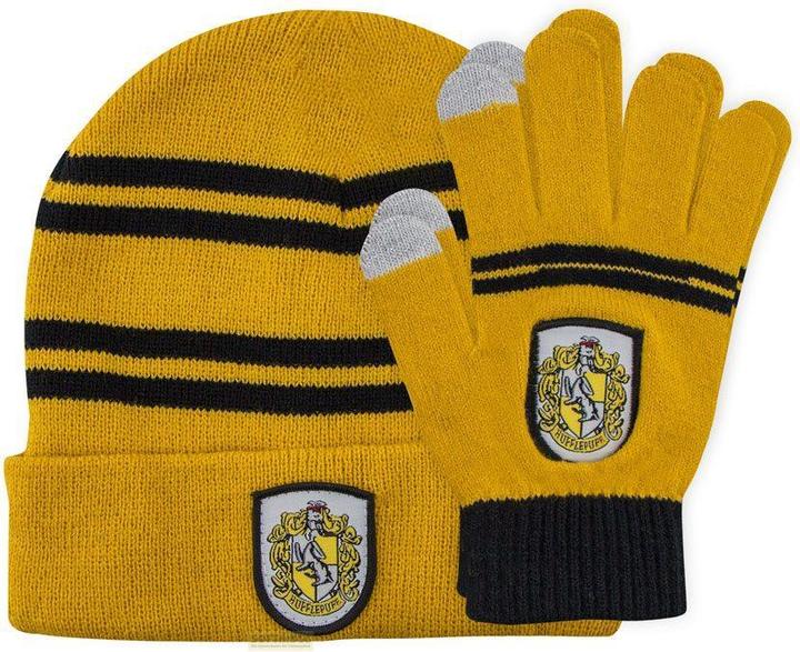 Actual product image Cinereplicas Harry Potter: Beanie & Gloves Hufflepuff