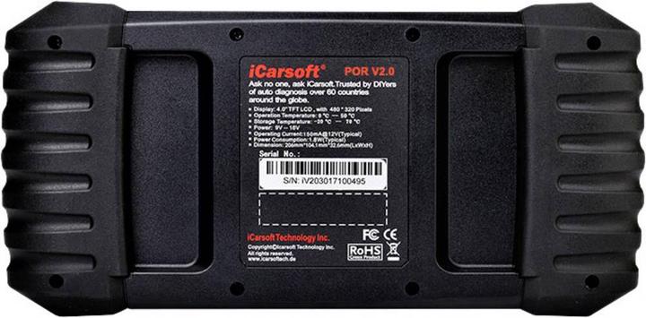 Image du produit ICarsoft Outil de diagnostic OBD II POR V2.0