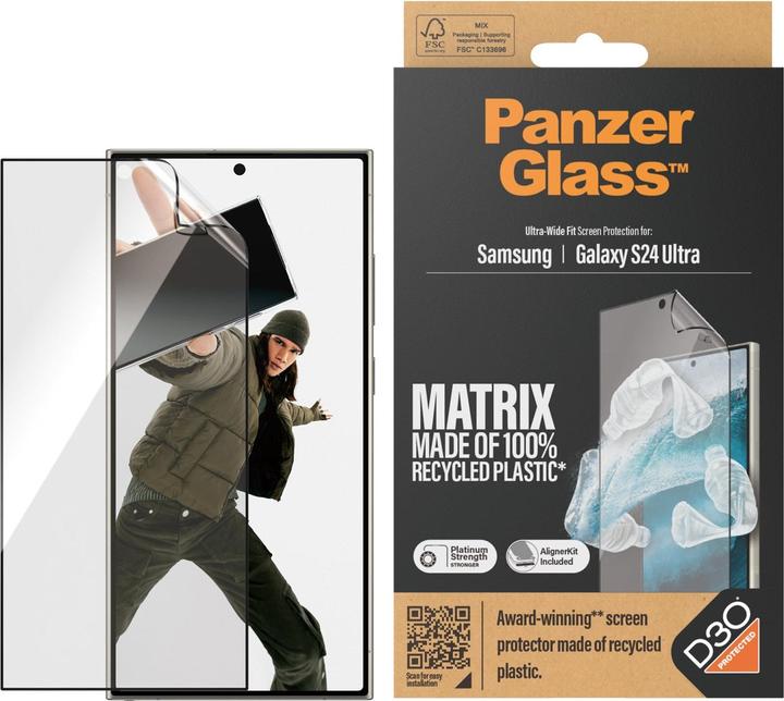 Actual product image PanzerGlass Matrix (1 Piece, Samsung Galaxy S24 Ultra)