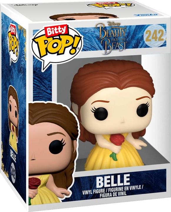 Actual product image Funko Disney Princesses pack 4 figurines Bitty POP! Vinyl Belle 2,5 cm