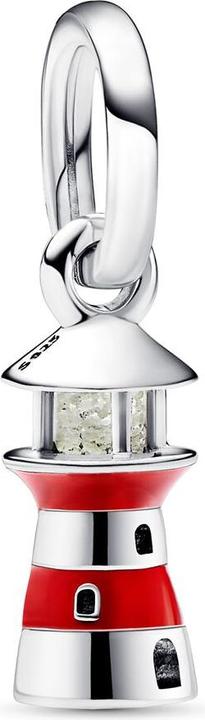 Pandora Fluoreszierender Leuchtturm Charm Anhänger (Silber 925, Emaille)