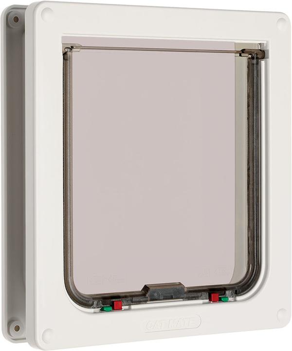 Cat Mate 4-way locking cat flap, XL, white (Magnetic cat flap)