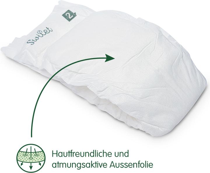 Image du produit Swilet La couche bio Mini (Taille 2, Pack mensuel, 504 pièce(s))