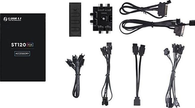 Immagine prodotto Lian-Li Ventola ST120 RGB PWM, confezione da 3 con controller (120 mm, 3 x)