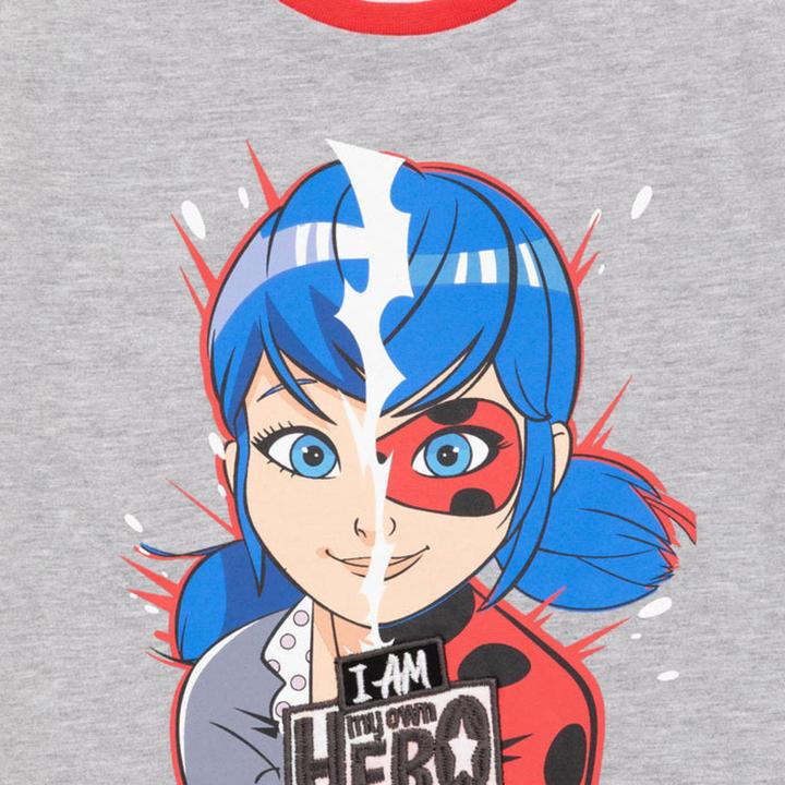 Immagine prodotto Miraculous Io sono il mio eroe! Pigiama da bambina con pantaloncini (confezione da 3) (140)