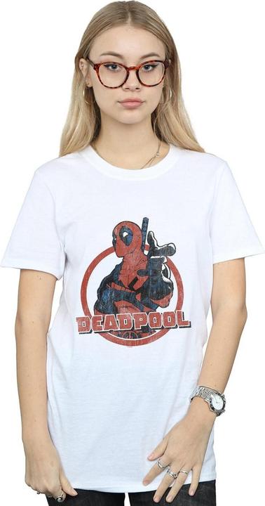Image du produit - T-shirt DEADPOOL GUN FINGER - Femme (S)