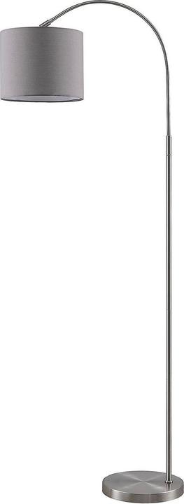 Produktbild Lindby Keriba Stehleuchte, nickel/taupe (E27)