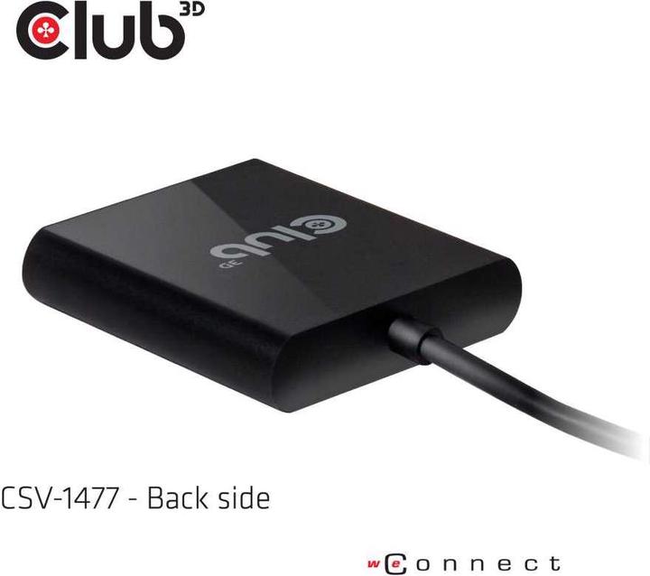 Image du produit Club 3D Adaptateur USB A vers HDMI 2.0 double moniteur 4K 60Hz