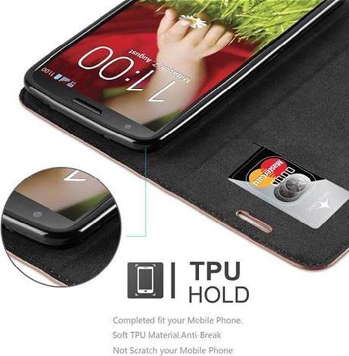 Productafbeelding Cadorabo Boek Onzichtbare Magneethoes (LG G2)
