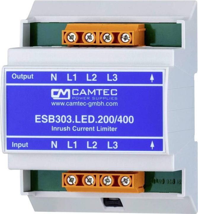 Actual product image Camtec Inrush current limiter