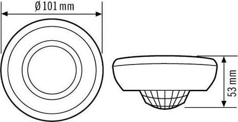 Actual product image Esylux Ceiling motion detector (4 m)