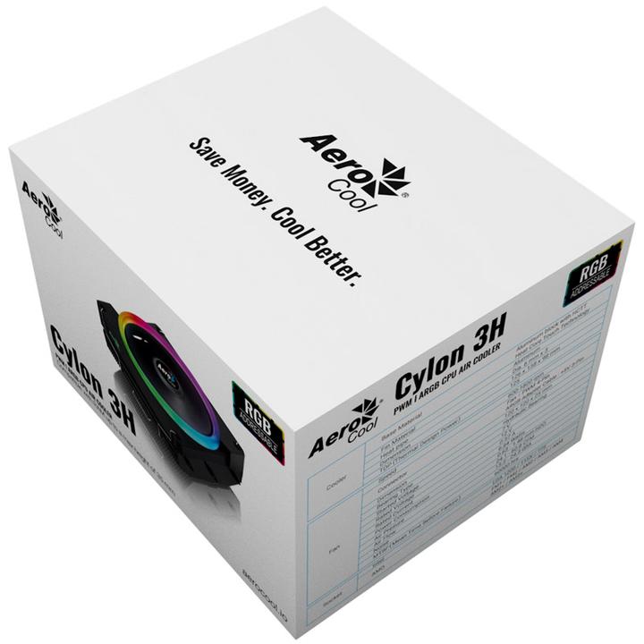 Actual product image AeroCool Cylon 3H Processor Cooler (138 mm)