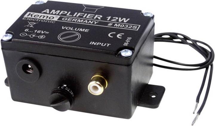 Actual product image Kemo Mono amplifier sal 12 W Plug & Play