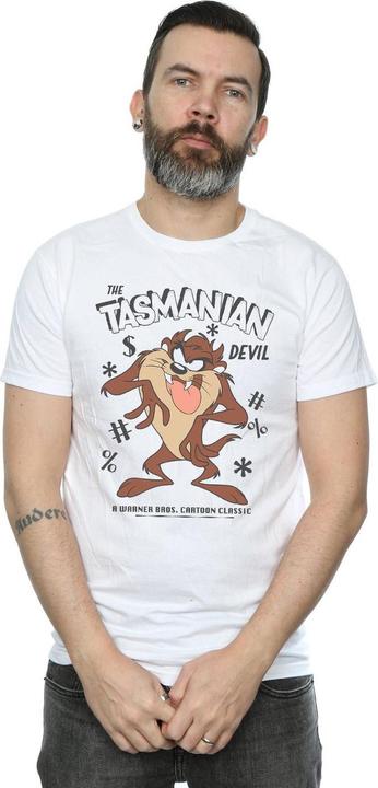 Immagine prodotto Looney Tunes Maglietta in cotone vintage del Diavolo della Tasmania (XXL)