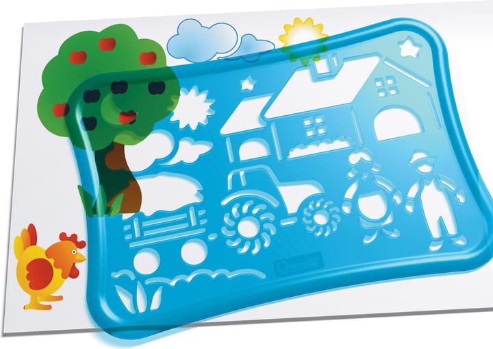 Actual product image Quercetti Stencils Design Farm