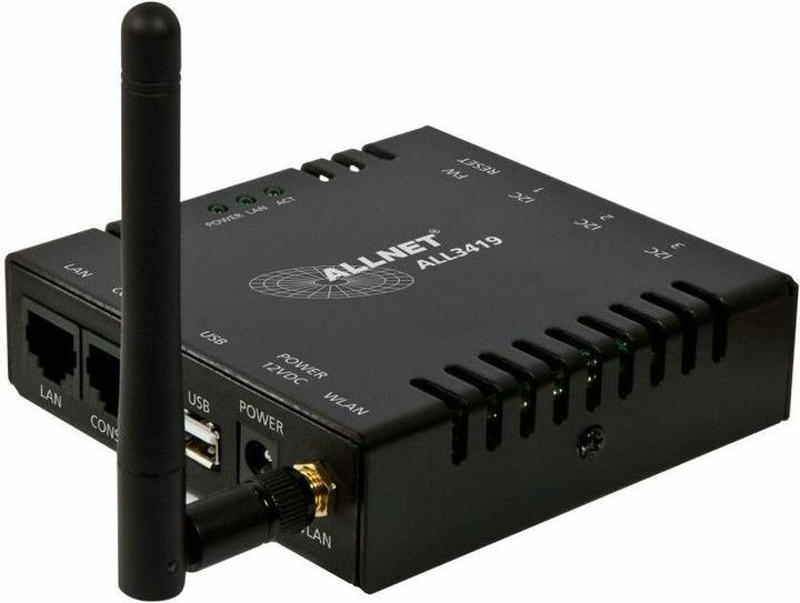 Produktbild Allnet ALL3419 / IP MSR Zentrale 3x I2C, 1x USB, LAN/WLAN