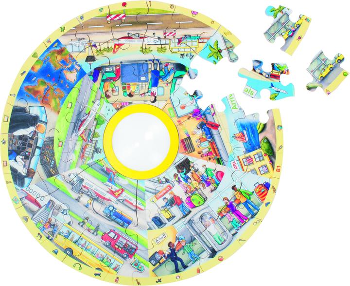 Image du produit Beleduc Puzzle éducatif XXL Aéroport (49 pièces)
