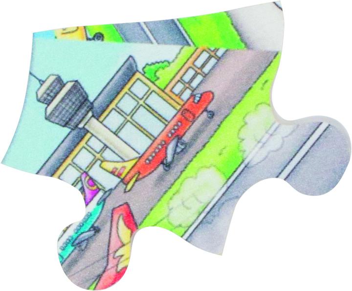 Image du produit Beleduc Puzzle éducatif XXL Aéroport (49 pièces)
