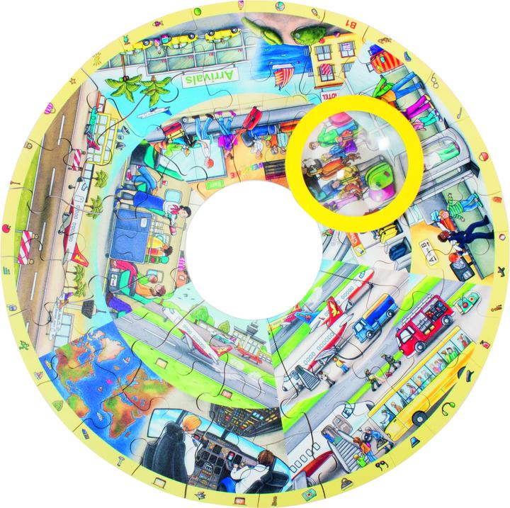 Image du produit Beleduc Puzzle éducatif XXL Aéroport (49 pièces)